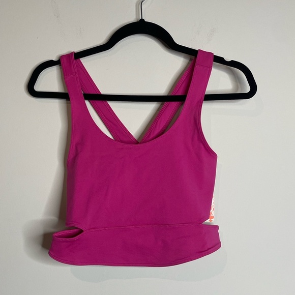 Free People Movement | Back It Up Sport Bra Tank in Dragonfruit Size XS NWT - Picture 2 of 6